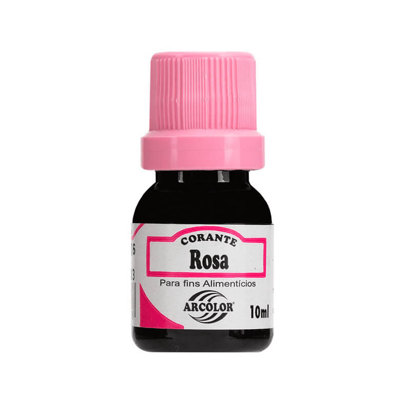 Corante Alimentício Rosa (10ml)