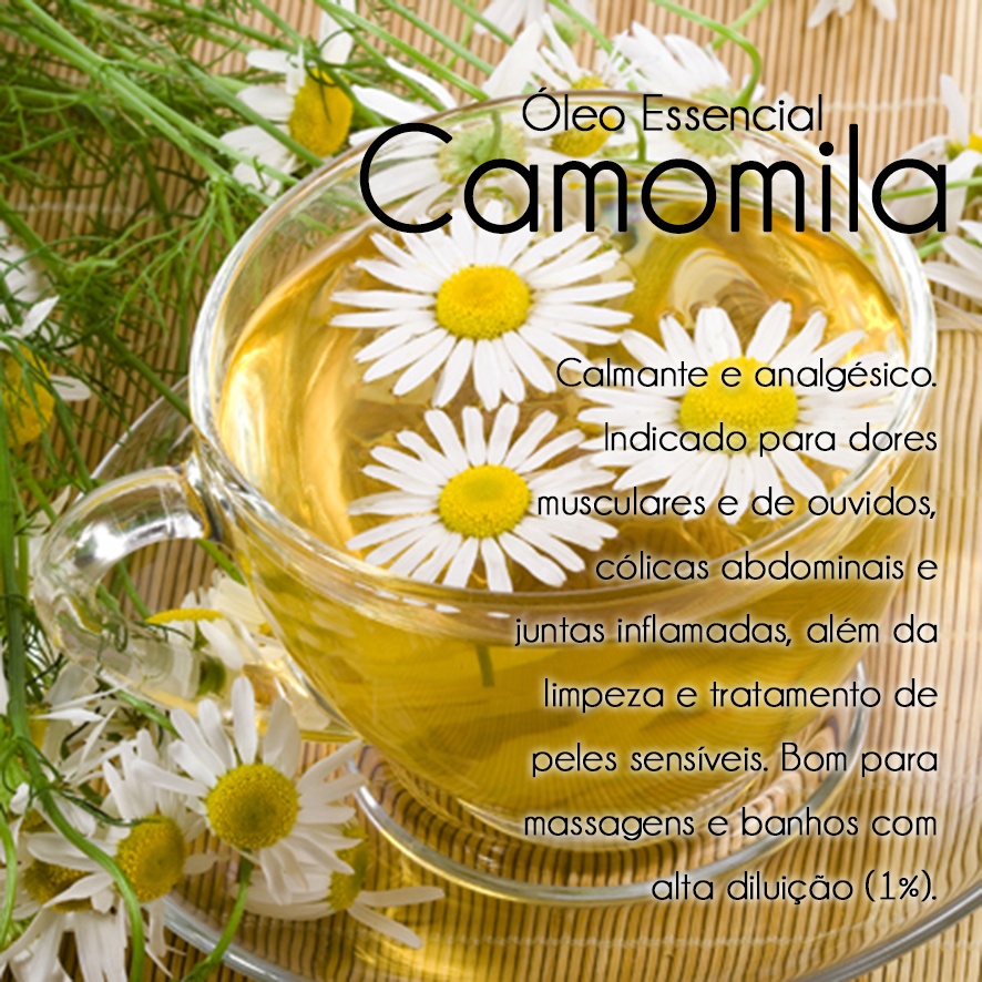Óleo Essencial Camomila Romana/Cosmético (2ml)